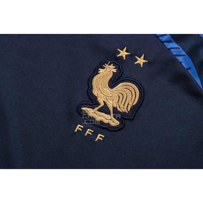 Camiseta de Entrenamiento Francia 2022-23 Azul - Haga un click en la imagen para cerrar